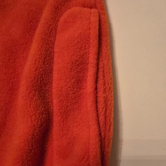 Orange Fleece Vest Zipper closure Alpine Tek Women's size L - Picture 5 of 8